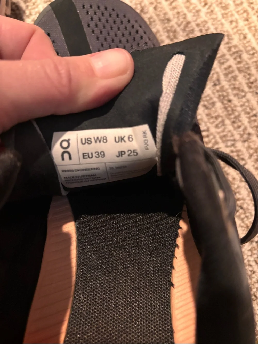 Oncloud size 8 women’s